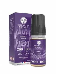 ELIQUIDE PURPLE PUNCH 200MG CBD 100MG CBN NOUVELLE NATURE